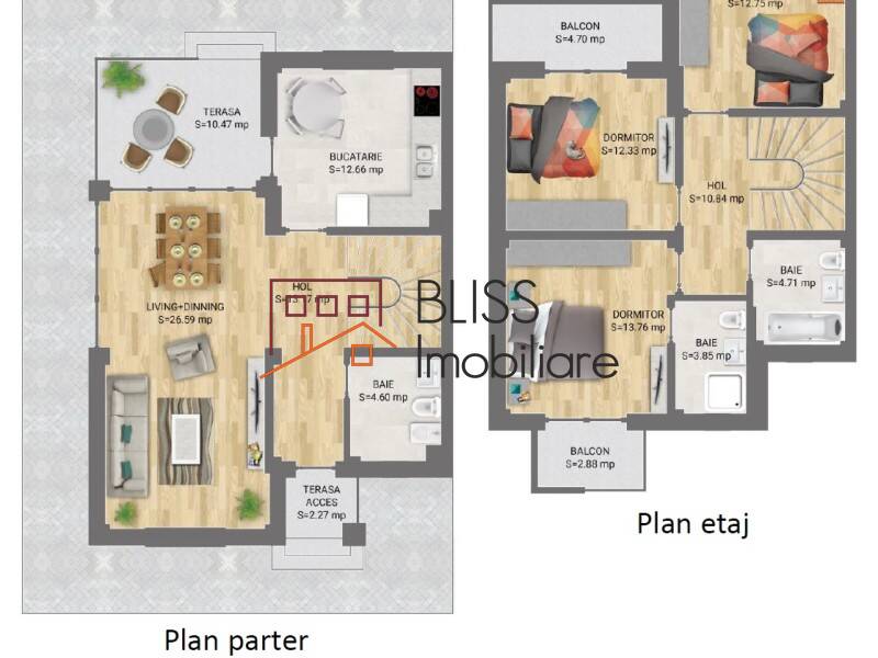 Villa for Sale Boreal, Constanta, Judetul Constanta, Romania - 3 Bedroom - ID:89213 | Bliss Imobiliare / Photo 12 - BLISS Imobiliare