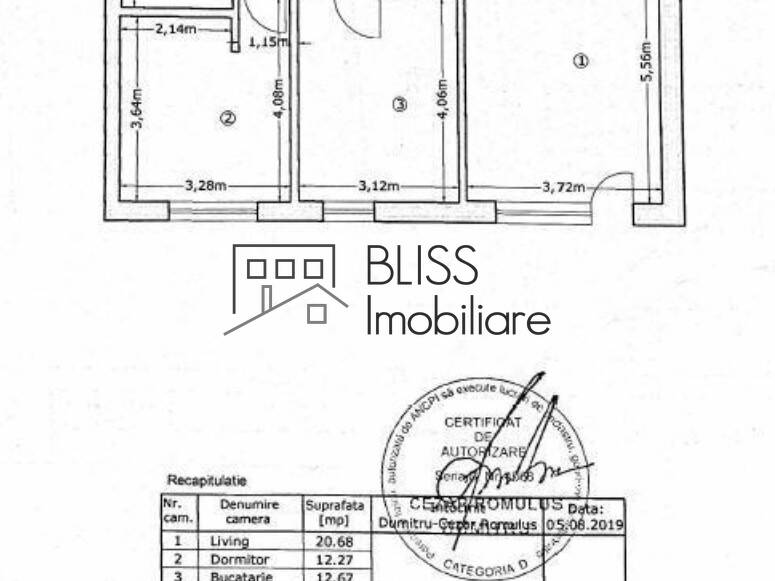 Apartament de Vanzare Calarasi - 2 Camere - ID:90500 | Bliss Imobiliare / Photo 8 - BLISS Imobiliare