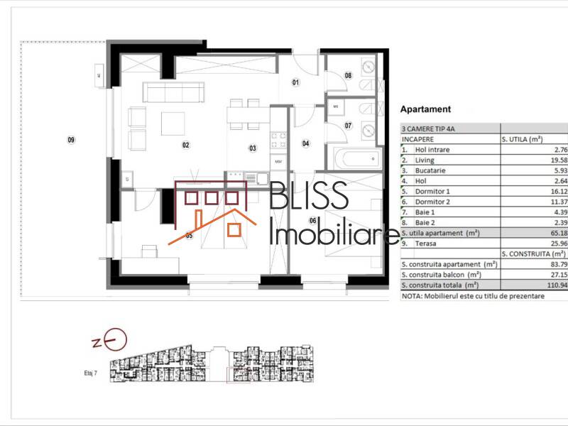 Furnished Luxury Apartment, Bucharest | Bliss Imobiliare / Photo 8 - BLISS Imobiliare