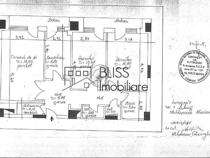 Apartament de Inchiriat Unirii - 3 Camere - ID:92826 | Bliss Imobiliare / Photo 8 - BLISS Imobiliare