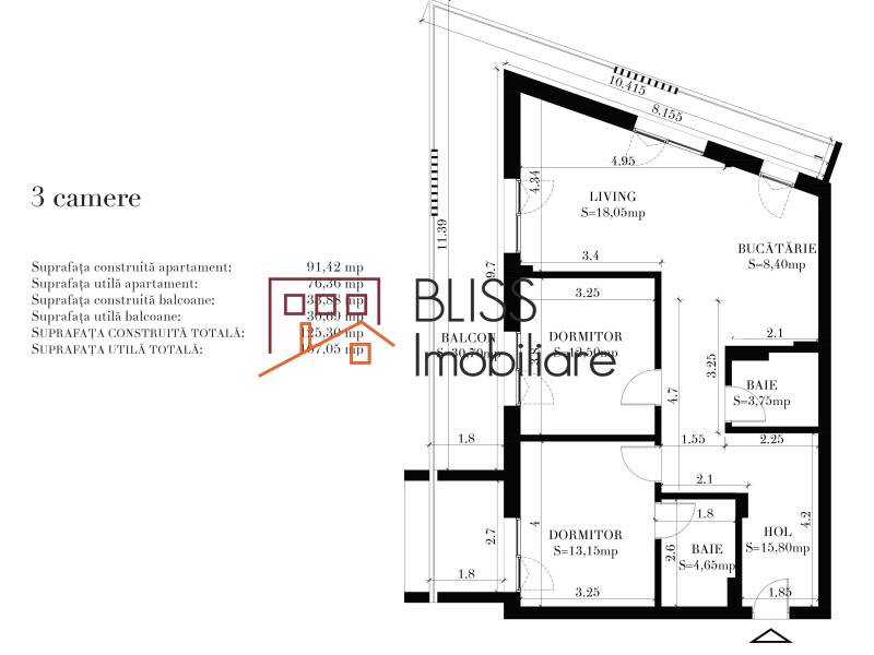 Apartament 3 Camere In Zona Pipera | Bliss Imobiliare / Photo 39 - BLISS Imobiliare