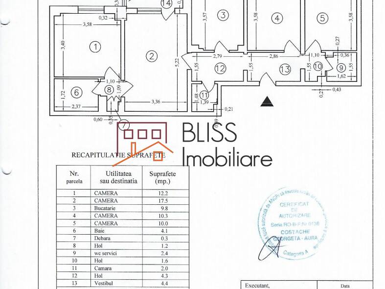 Apartament, 4 Camere | Bliss Imobiliare / Photo 11 - BLISS Imobiliare