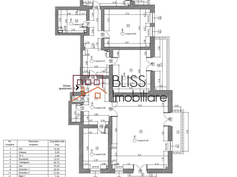 Apartament de Inchiriat Herastrau | Nordului - 4 Camere - ID:40272 | Bliss Imobiliare / Photo 15 - BLISS Imobiliare