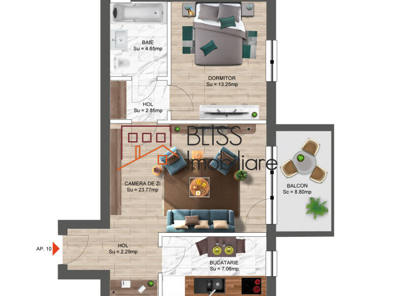 Apartament de Vanzare Dorobantilor - 2 Camere - ID:96270 | Bliss Imobiliare / Photo 26 - BLISS Imobiliare