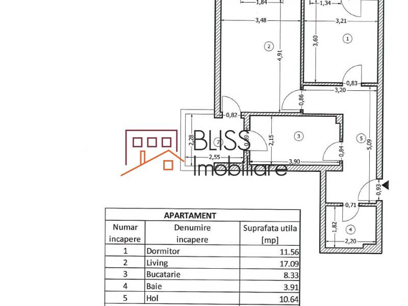 Apartament 2 Camere Mobilat Zona Salaj | Bliss Imobiliare / Photo 16 - BLISS Imobiliare