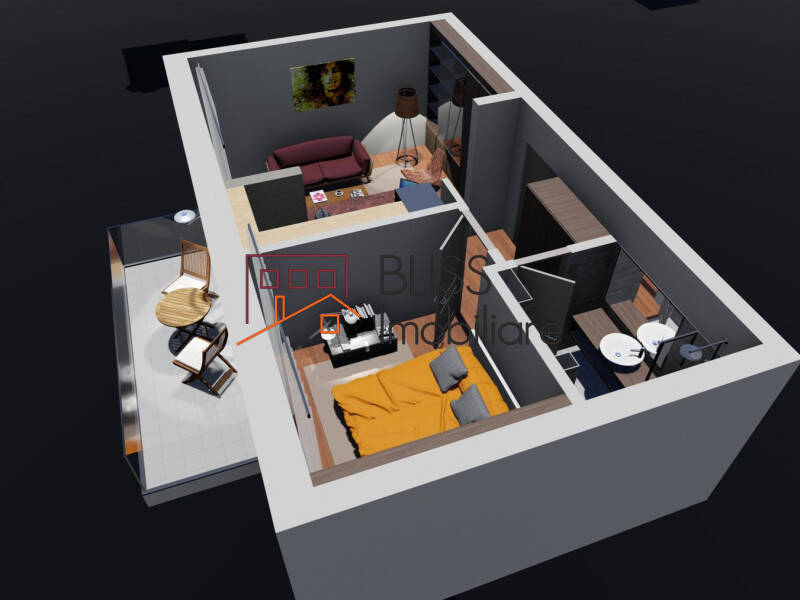 Apartament de Inchiriat Unirii - 2 Camere - ID:100477 | Bliss Imobiliare / Photo 21 - BLISS Imobiliare