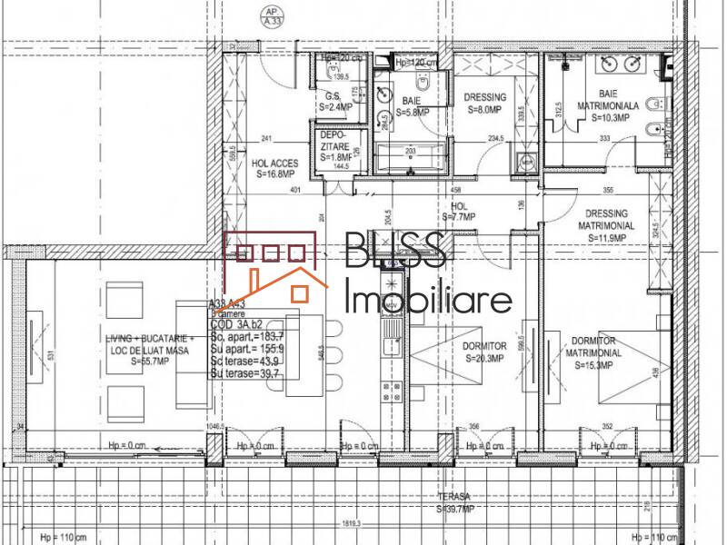 Apartament de Inchiriat Floreasca | Barbu Vacarescu - 3 Camere - ID:100709 | Bliss Imobiliare / Photo 6 - BLISS Imobiliare