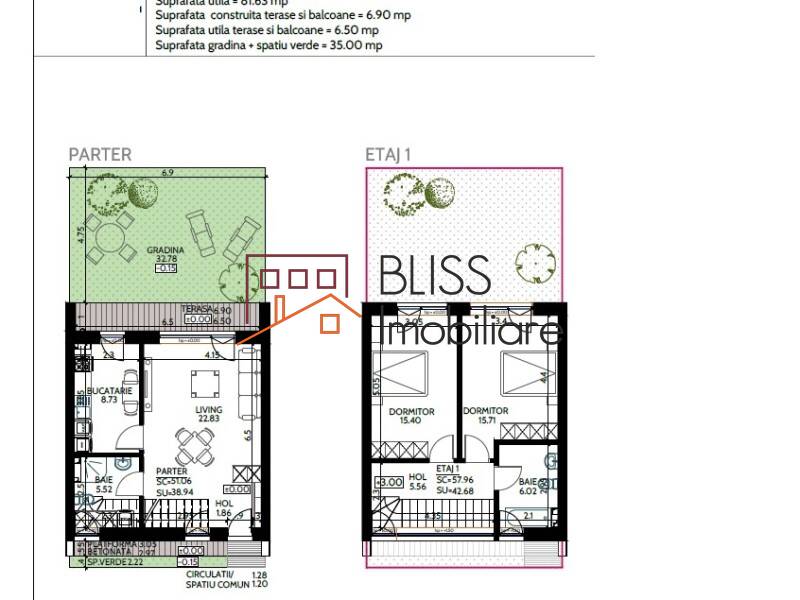 Apartament Duplex de Vanzare Iancu Nicolae | Pipera - 3 Camere - ID:104808 | Bliss Imobiliare / Photo 5 - BLISS Imobiliare