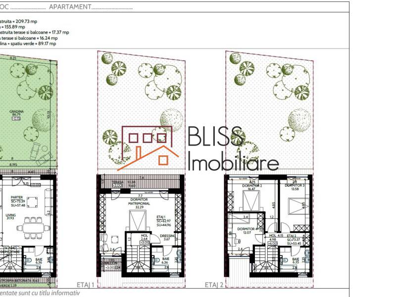 Apartament Triplex de Vanzare Iancu Nicolae | Pipera - 5 Camere - ID:104847 | Bliss Imobiliare / Photo 5 - BLISS Imobiliare
