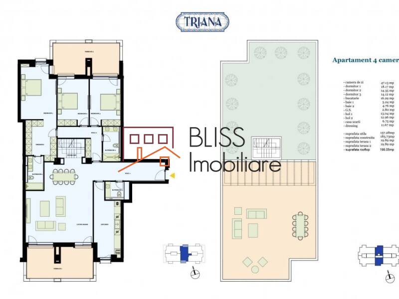 Penthouse 4 Camere In Complexul Triana | Bliss Imobiliare / Photo 12 - BLISS Imobiliare