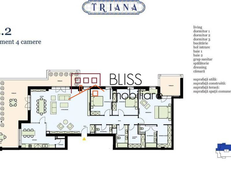 3-bedroom Apartment In Triana Complex, Bucharest / Ilfov | Bliss Imobiliare / Photo 11 - BLISS Imobiliare