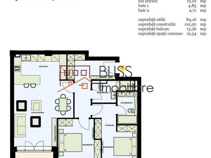 2-bedroom Apartment In Triana Complex, Bucharest / Ilfov | Bliss Imobiliare / Photo 11 - BLISS Imobiliare