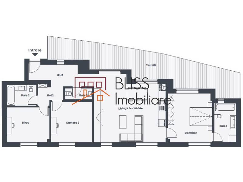 3 Bedrooms Apartment In Phago Complex, Bucharest | Bliss Imobiliare / Photo 4 - BLISS Imobiliare